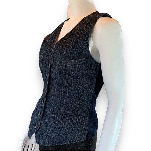 Ralph Lauren pinstripe vest size medium - Picture 4 of 9